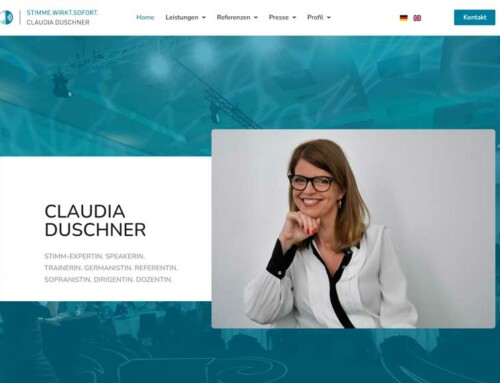 Stimmtraining mit Stimmexpertin Claudia Duschner