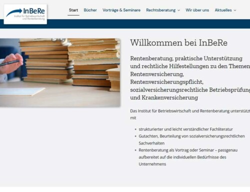 inbere –  Institut für Betriebswirtschaft und Rentenberatung Petra Schewe